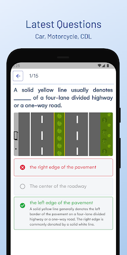 Android application SC DMV Permit Test Guide screenshort