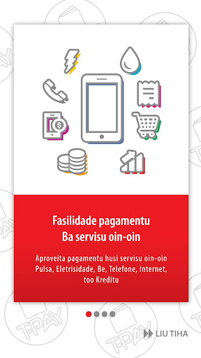 Android application T-Pay - Timor PAY screenshort