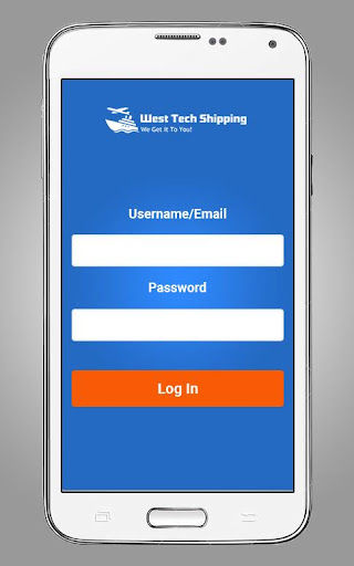 Android application West Tech Shipping screenshort