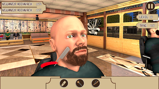 Barber Shop Hair Cutting Game 2021: Hair Cut Salon 1.0 APK screenshots 10