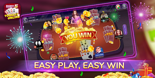 Tongits Ruby - Slots, Pusoy 1.04 APK + Мод (Unlimited money) за Android