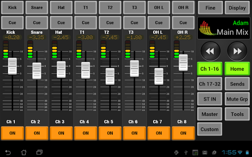 Android application AirFader Mobile screenshort