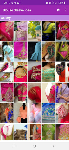 Android application Blouse Sleeve Idea Gallery screenshort
