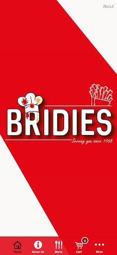 Android application Bridies Takeaway Rossdowney screenshort