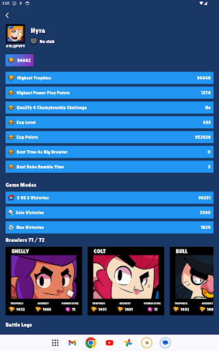 Brawl Reports for Brawl Stars