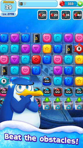 Pengle - Penguin Match 3  screenshots 1