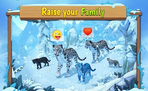 Snow Leopard Family Sim Online Unknown