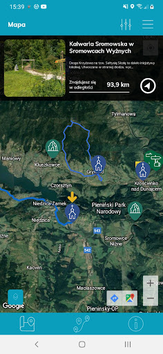 Android application Dunajec Przełom Się! screenshort