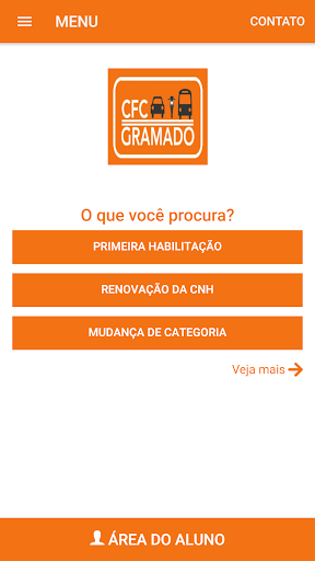 Android application CFC Gramado screenshort