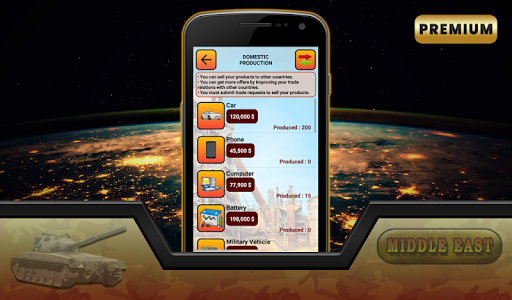 Global War Simulation - Middle East PREMIUM