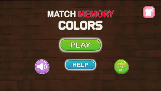 Memory Match Colors:Brain Game