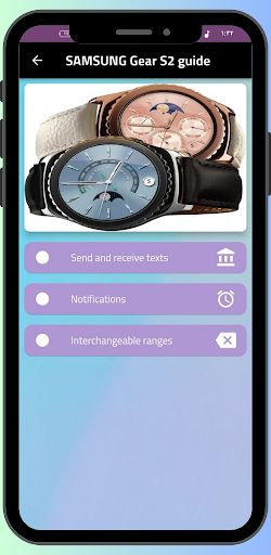 Samsung Gear S2 Guide Screen 2