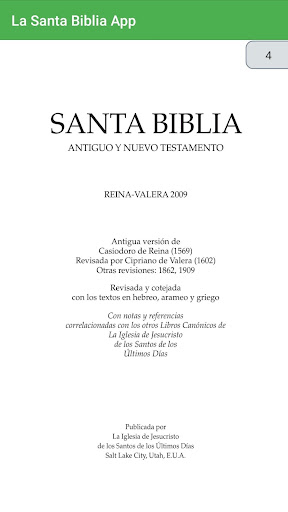 La Santa Biblia App Screen 2