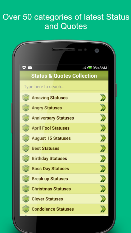 Status and Quotes Collection ! - 2.1 - (Android)