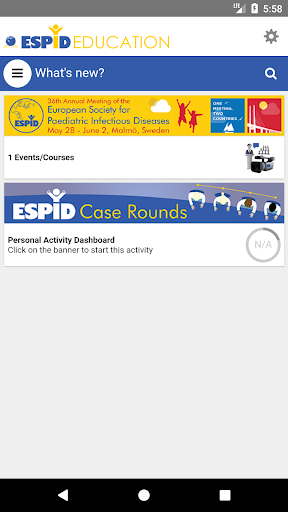 Android application ESPID Education screenshort