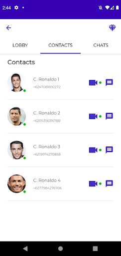 تطبيق Ronaldo Fake Chat  Video Call برو4