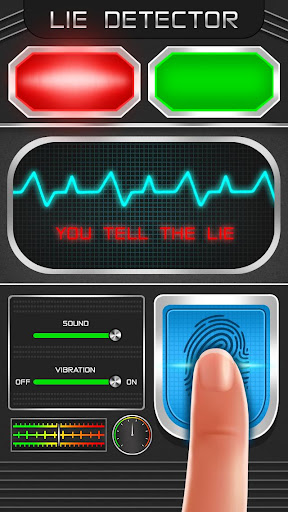 Lie Tester Prank  Finger Scan