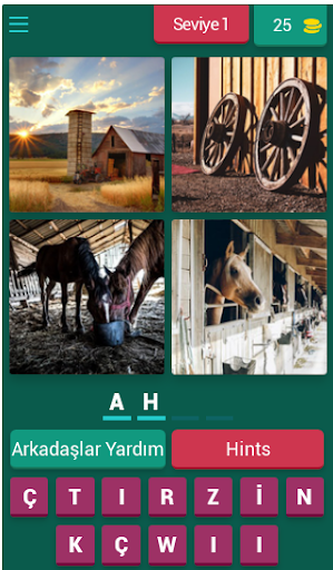 4 RESİM TEK KELİME