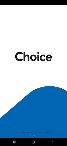 Android application ChoiceXTS-Algo screenshort