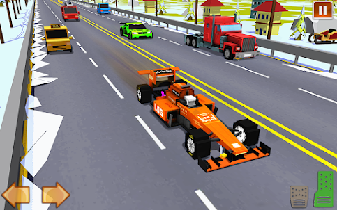 Blocky Cars Racing Master 3d