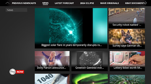 Screenshot of WAVE Local News