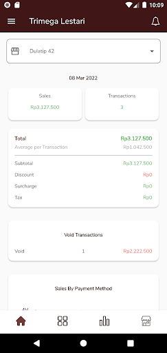 Android application Trimega Lestari screenshort