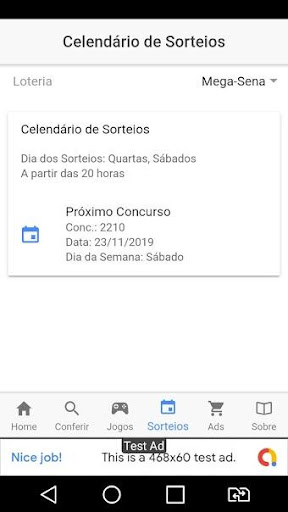 Conferir Acertos na Loteria