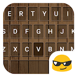 Wood Emoji Keyboard Emoticons icon