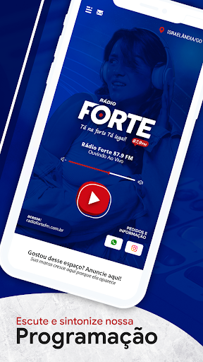 Android application Radio Forte FM screenshort