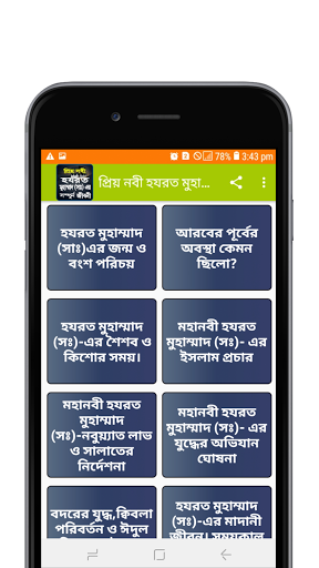 হযরত মুহাম্মাদ সাঃ-এর জীবনী