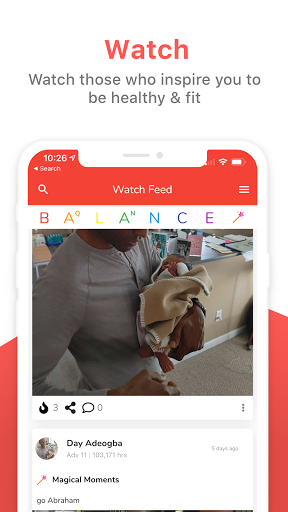Screenshot of YourDay Balance Game (YDBG)