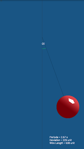 Android application Simple Pendulum screenshort