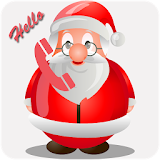 Video calls from Santa Claus icon