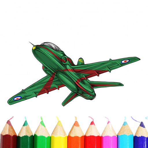 Aircraft Drawing Coloring Book logo