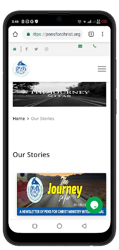 Pens For Christ Screen 3