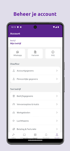 SET Drivers - chauffeurs app Screen 3