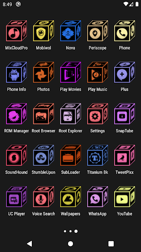 3D Colorful Flat Icon Pack Screenshot 4 - AppWisp.com