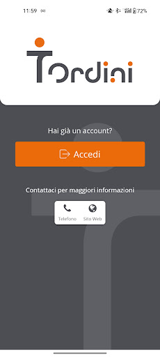Android application T-Ordini by Terya screenshort
