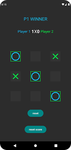 Tic Tac Toe Screen 3