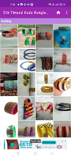 Android application Silk Thread Kada Bangle screenshort