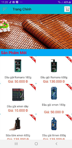 Android application cpmart screenshort