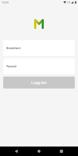 Android application M_Solution tidsmåling og kartl screenshort