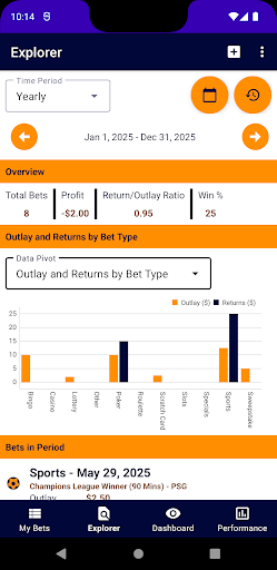 Betting Performance Tracker screenshot 4