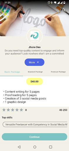 3ndy App Screen 3