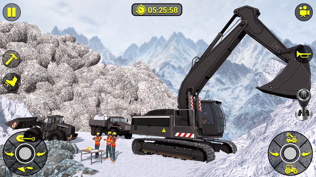 Snow Offroad Construction Site banner