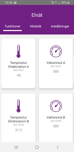 Android application SkeKraft IoT screenshort