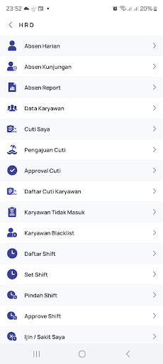 Android application MDP App screenshort