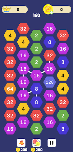 Hex 2248: Number Merged & Link ekran görüntüsü