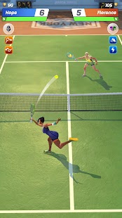 Tennis Clash : Jeu Mulitjoueur Capture d'écran