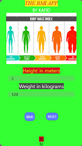 BMI Calculator by Kafid
